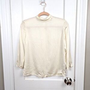 Vince | Women's 3/4 Sleeve Silk Blouse Size Small